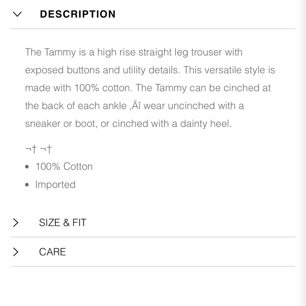 NWT Pistola Tammy High Rise Trouser - Picture 6 of 6